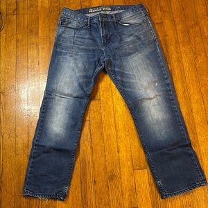 Old Navy Men's Dark Blue Straight Jeans